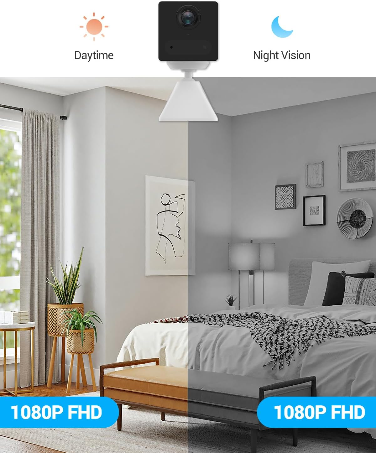 EZVIZ CB2 Wi-Fi Smart Home Battery Camera - White EZVIZ CB2 Wi-Fi Smart Home Battery Camera - White